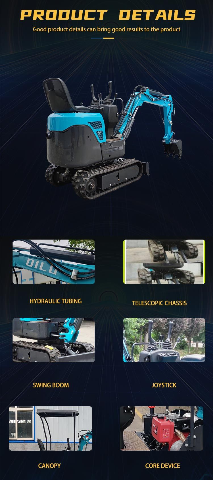 Good Sale with Chinese Sale New Mini Digger Best Tools Daftar Harga Track Shoe Portable Machines Excavator Free Shipping