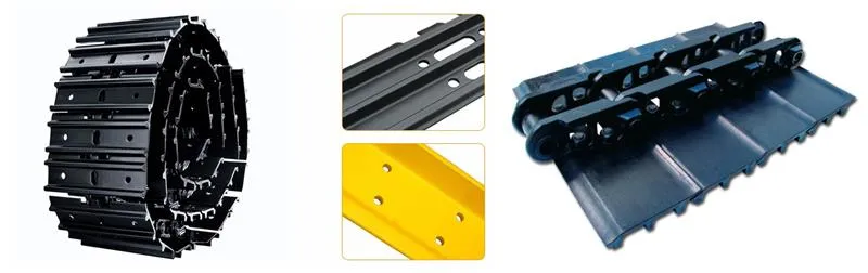 Greased and Lubricated Komatsu Track Link Undercarriage Parts D85px-15 Bulldozer Track Chain 154-32-00650