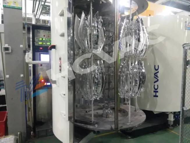 Hcvac Plastic Car Light Reflector High Vacuum Metalising Equipment Plant Machine