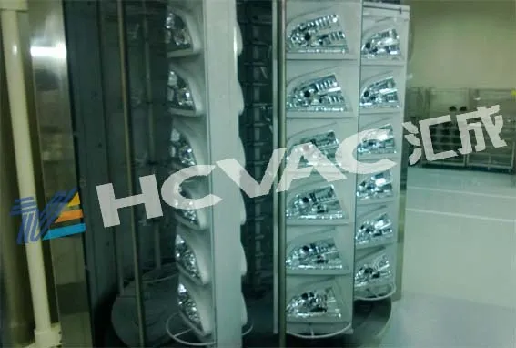 Hcvac Plastic Car Light Reflector High Vacuum Metalising Equipment Plant Machine
