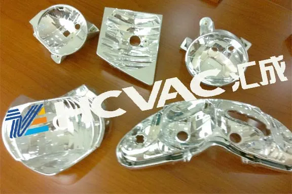 Hcvac Plastic Car Light Reflector High Vacuum Metalising Equipment Plant Machine