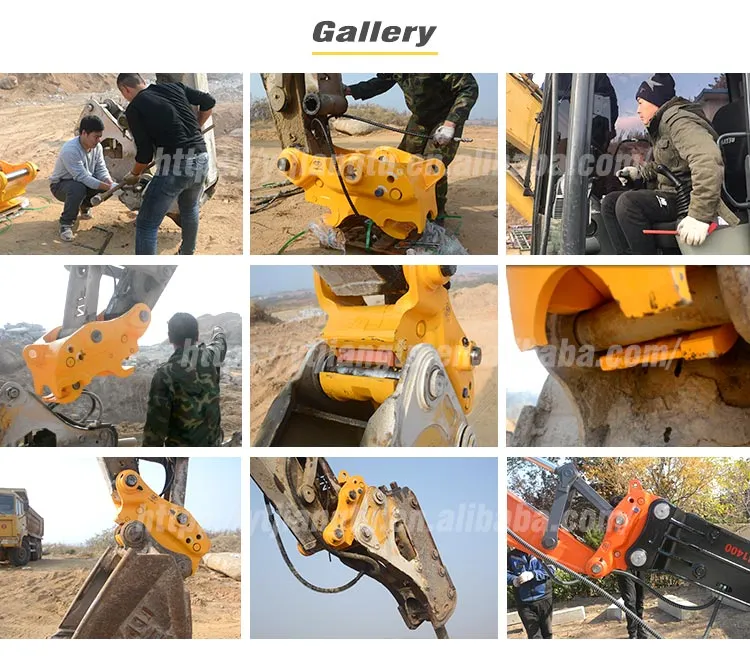 Heavy 30ton 40ton 50ton 90ton Excavator Attachments Hydraulic Quick Hitch Coupler for Construction