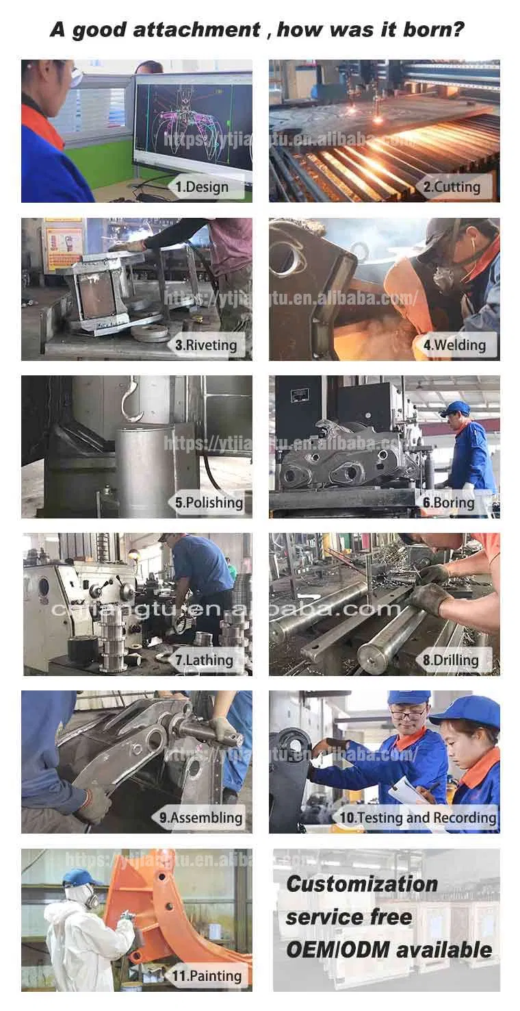 Heavy 30ton 40ton 50ton 90ton Excavator Attachments Hydraulic Quick Hitch Coupler for Construction