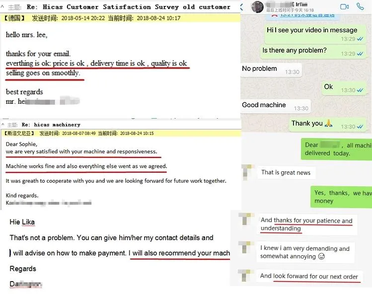 Hicas Automatic Wood PVC Edge Banding Machine Edge Bander