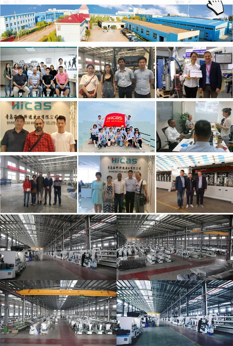 Hicas Automatic Wood PVC Edge Banding Machine Edge Bander