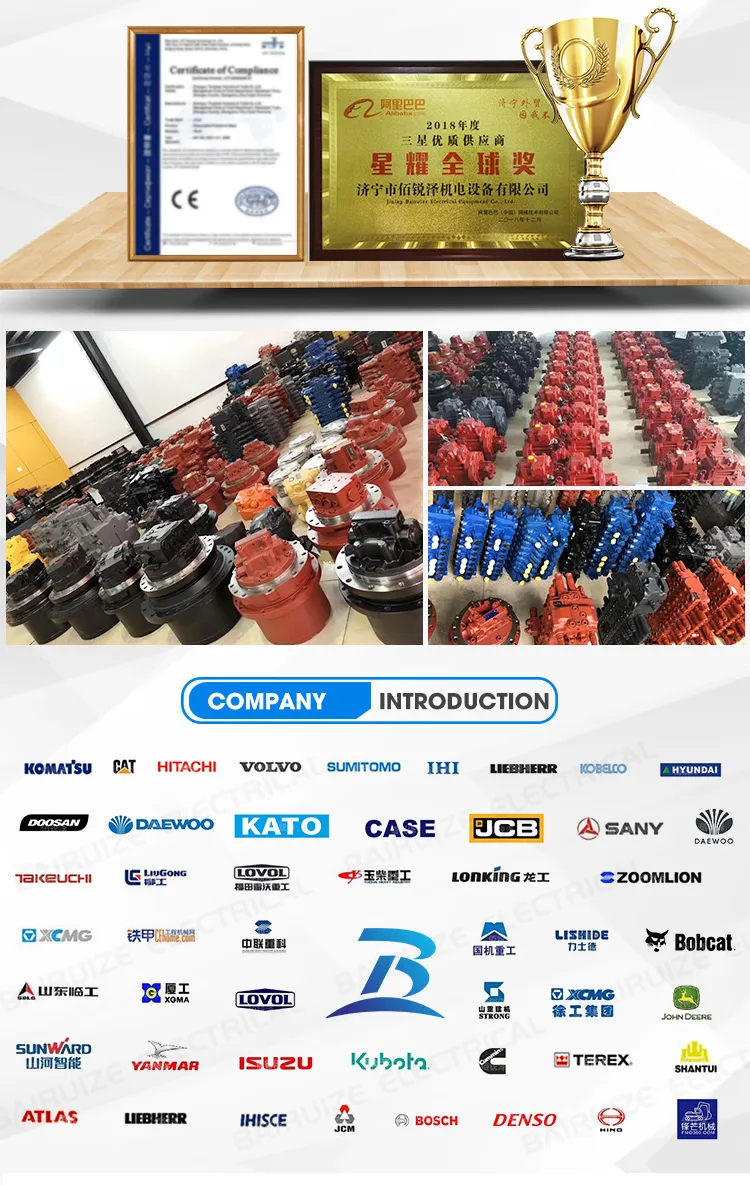 High Quality Excavator PC200LC-6 PC200LC-7 PC200LC-8 Main Hydraulic Pump