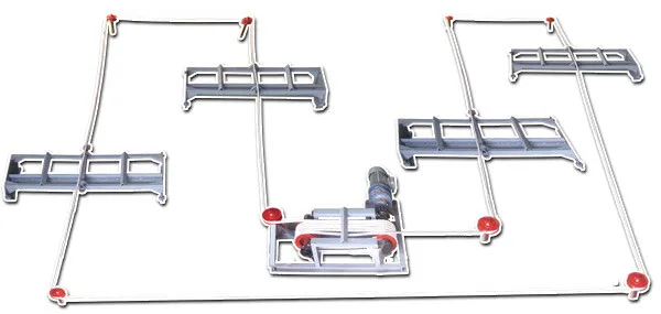 High Quality Manure Slurry Scraper or Crap Excrement Cleaning Machine for Sale