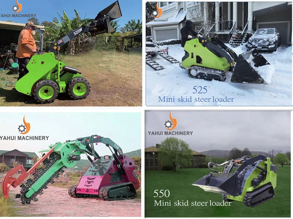 High-Quality Multi-Function Large Skid Steer Loaders Manufacturer Supplies