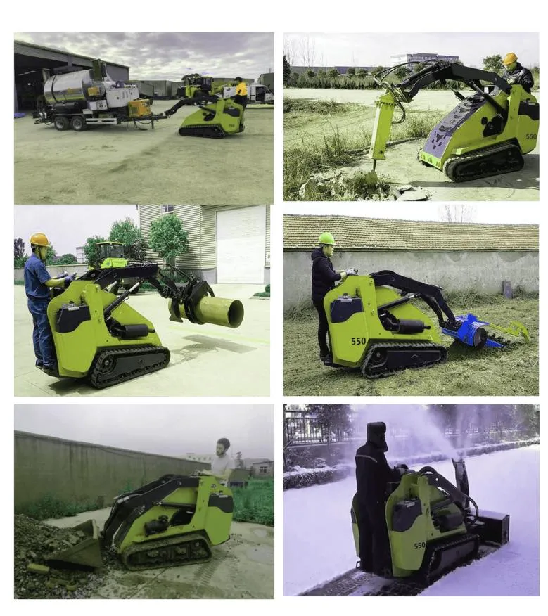 High-Quality Multi-Function Large Skid Steer Loaders Manufacturer Supplies