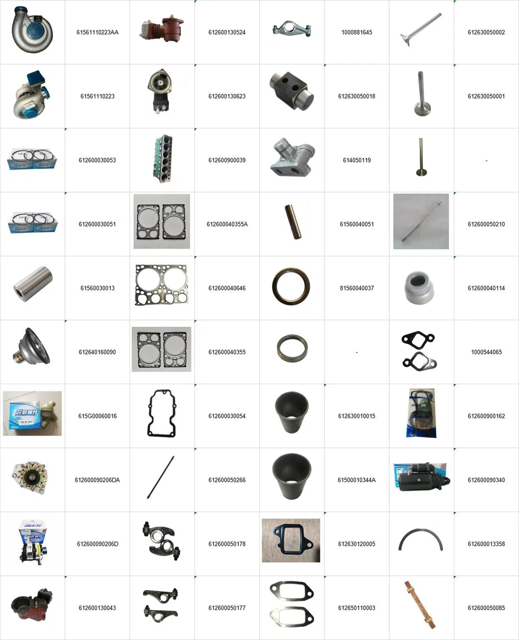 High Quality Track Excavator Part Wei Chai Diesel Engine Parts with ISO