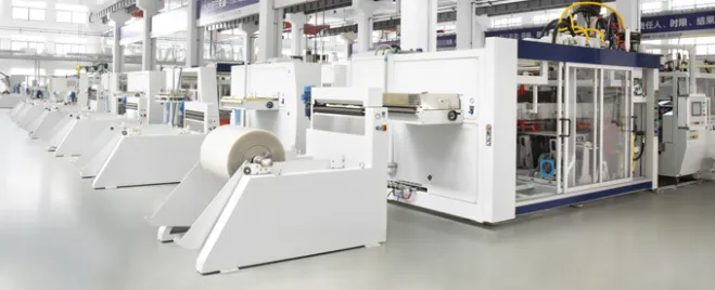 High Speed Automatic Plastic Coffee Water Tea Cups Making Thermoforming Machine for PLA/PP/Pet