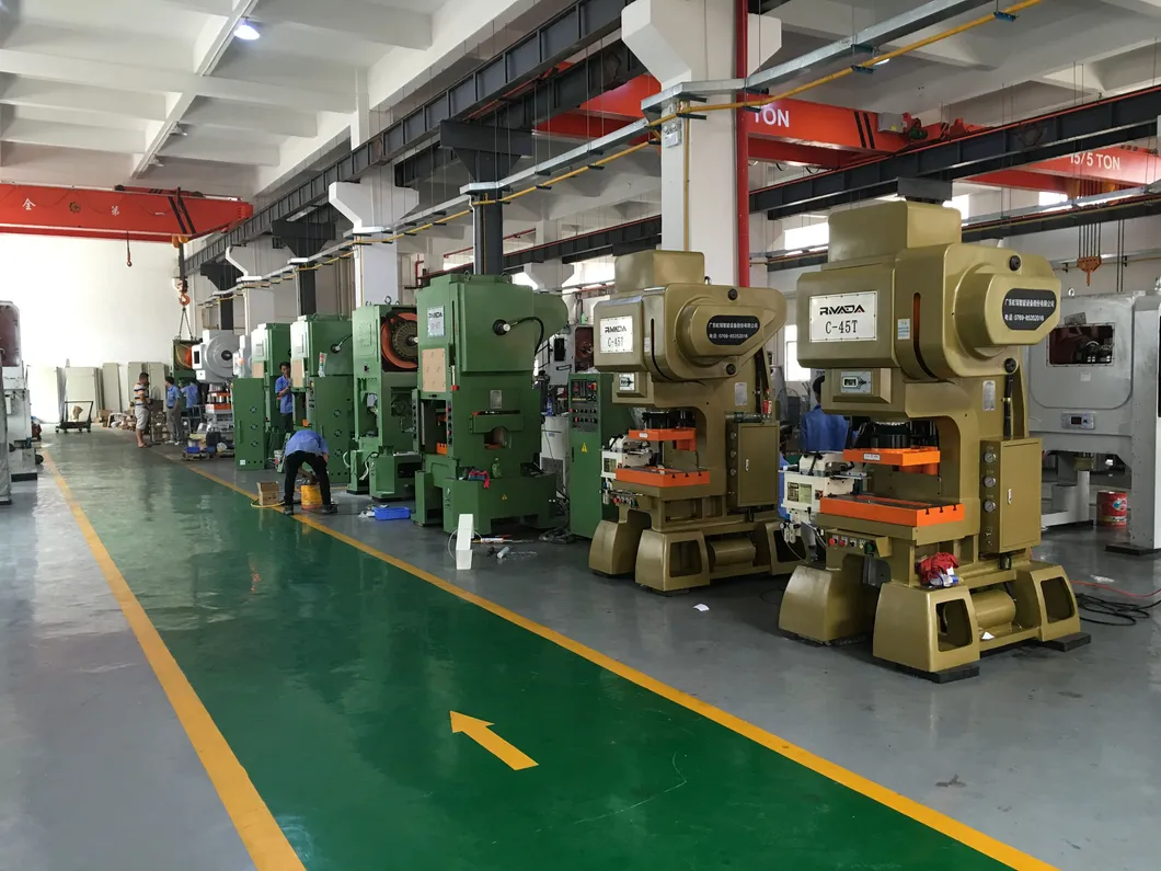 High Speed Power Press Machine Works with Automatic Sheet Metal Feeder in Small Metal Parts