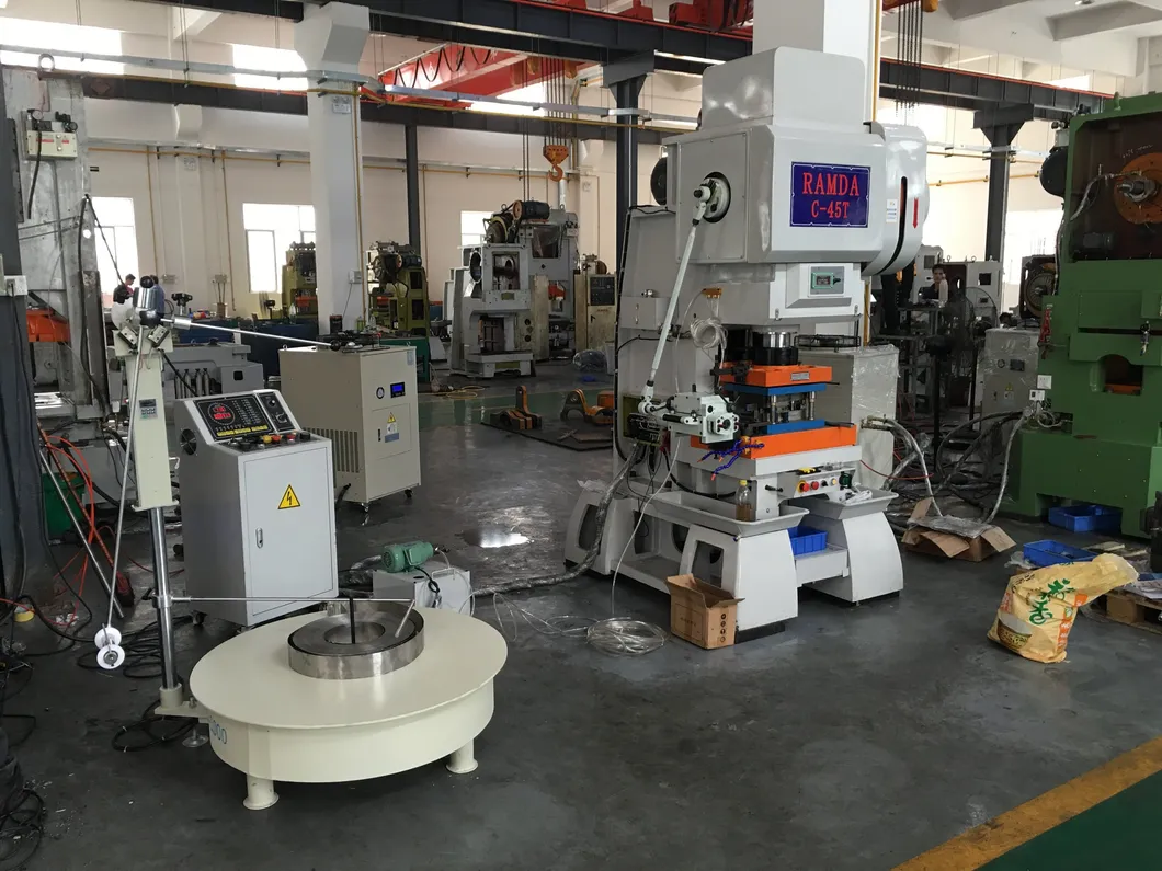High Speed Power Press Machine Works with Automatic Sheet Metal Feeder in Small Metal Parts