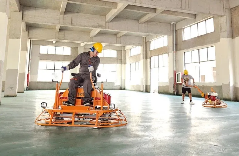 High Techconstruc Ride on Type Concrete Power Trowel Machine for Floor Finishing