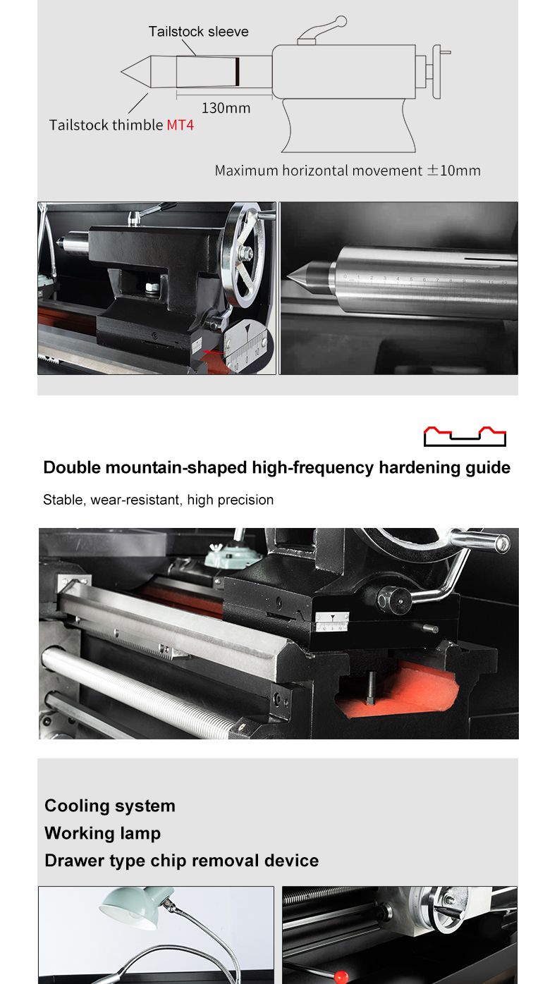Horizontal Metal Lathe Manual Precision Bench Lathe Machine Price CT6140