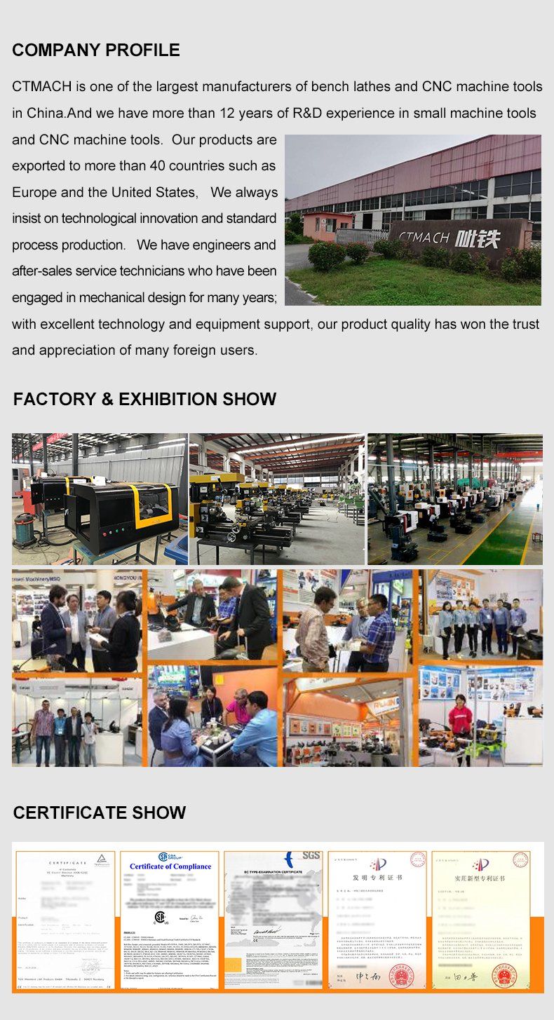 Horizontal Metal Lathe Manual Precision Bench Lathe Machine Price CT6140