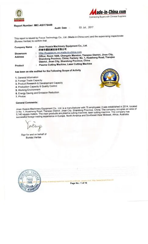 Hot Sale 1530 Fiber Laser CNC Cutting Machine/Cutter/Cutting Table