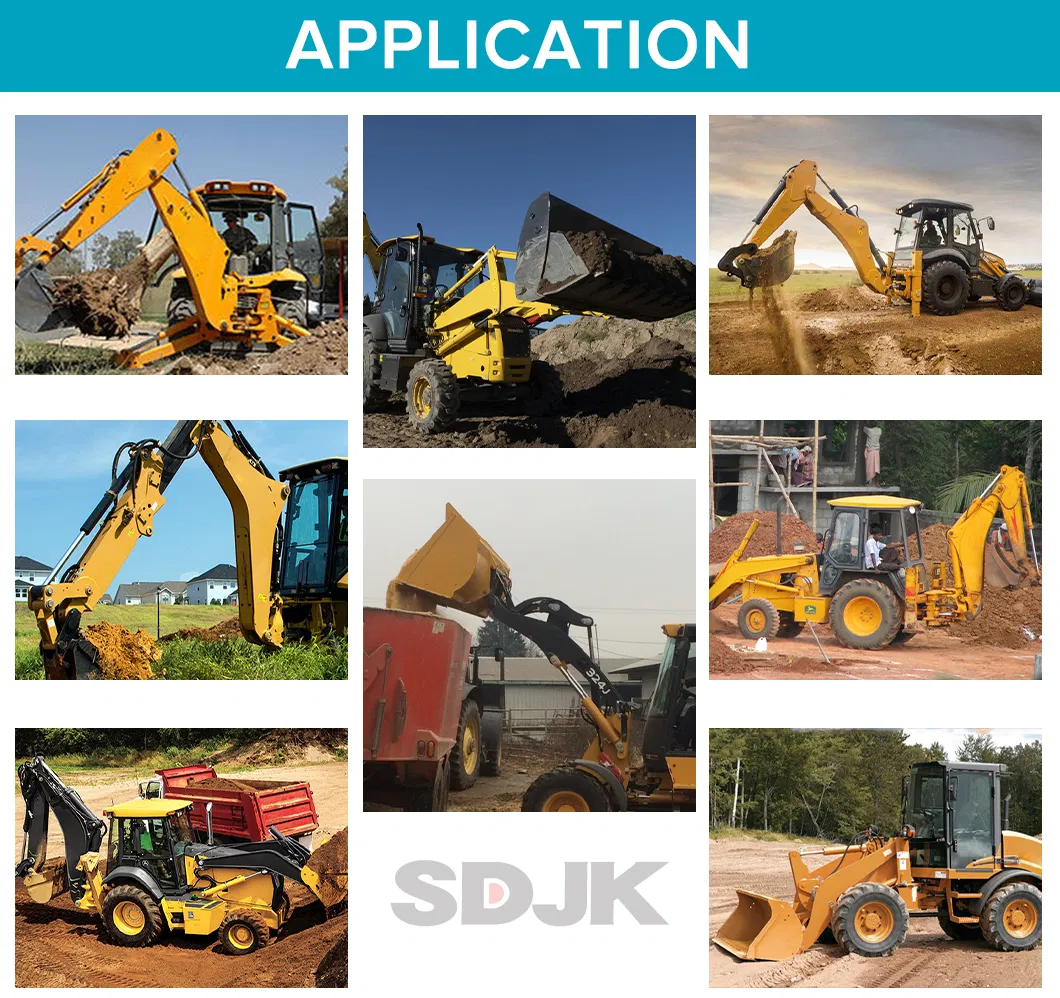 Hot Sale 4X4 Backhoe Loader, Mini Digger for Sale