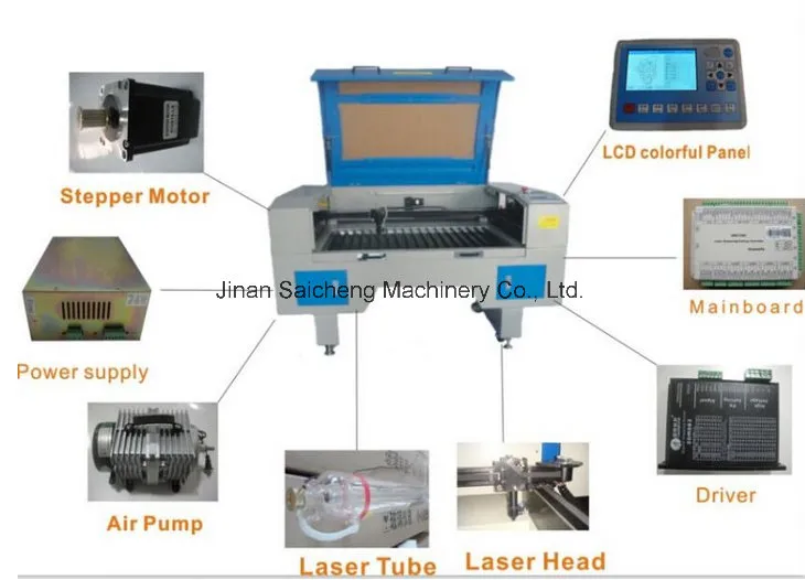 Hot Sale Non-Metal CO2 Laser Cutting and Engraving Machine