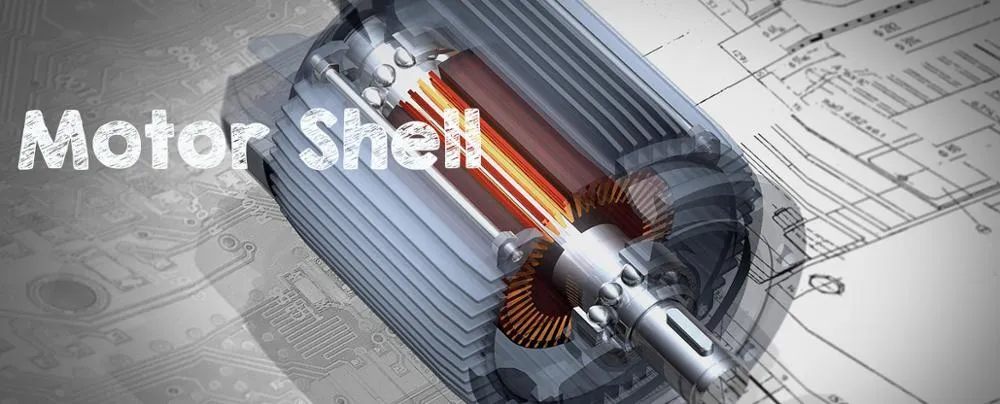 Hot Sale Sand Blasting Electric Motor Housing for Aluminium Die-Casting