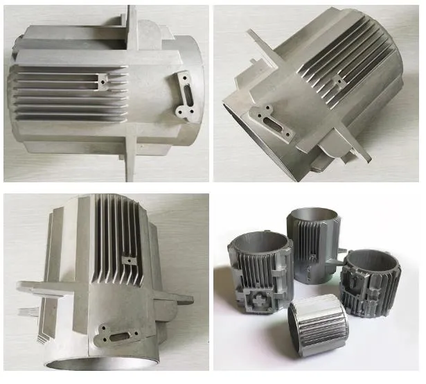 Hot Sale Sand Blasting Electric Motor Housing for Aluminium Die-Casting