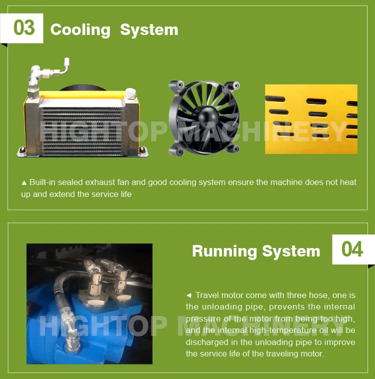 Ht10 Mini Digger Micro Hydraulic Crawler Excavator for Sale