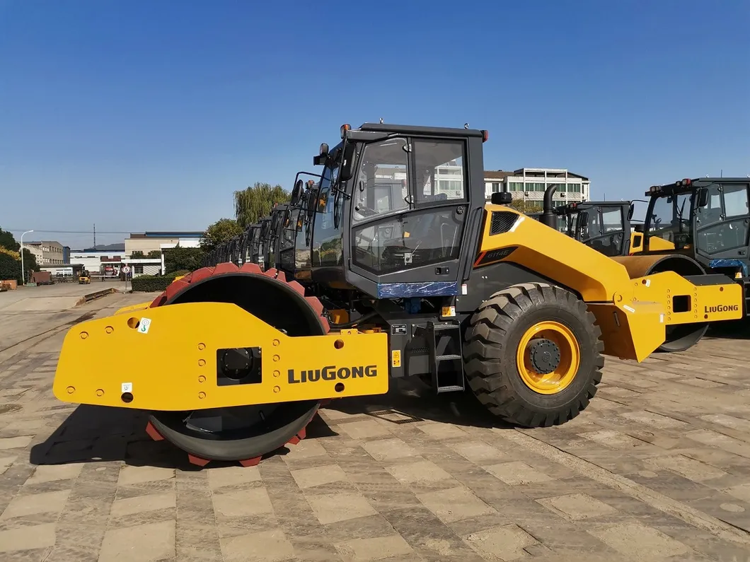 Hydraulic Liugong 26ton Single Drum Vibratory Road Roller 6626e