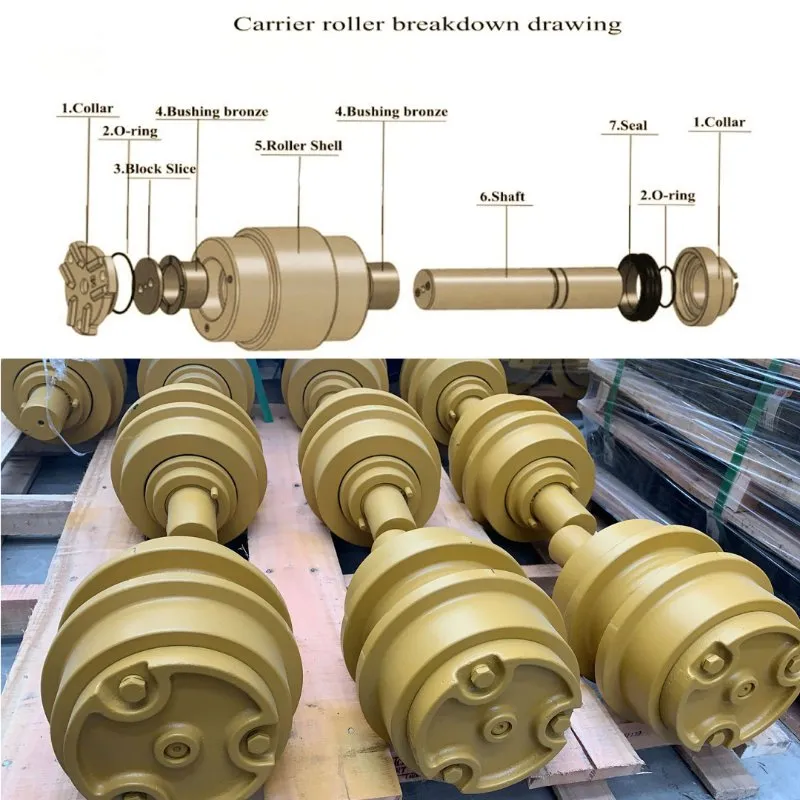 Hyundai R200 R210 R290 R320 Carrier Roller for Excavator Parts