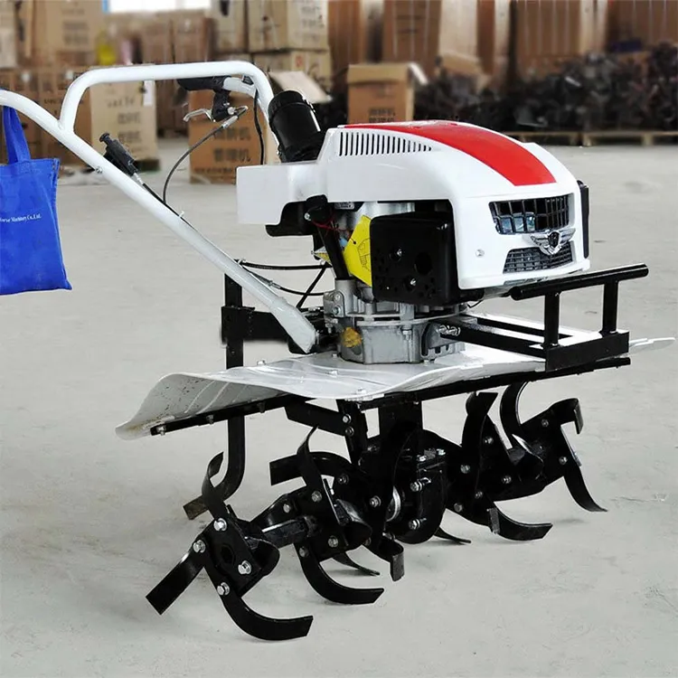 Integrated Ditching Fertilization Mulching Ridging Machine Agricultural Weeder Mini Power Tiller Machine