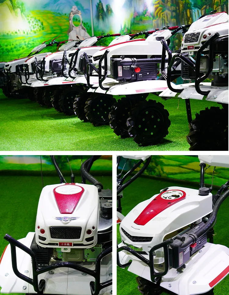 Integrated Ditching Fertilization Mulching Ridging Machine Agricultural Weeder Mini Power Tiller Machine