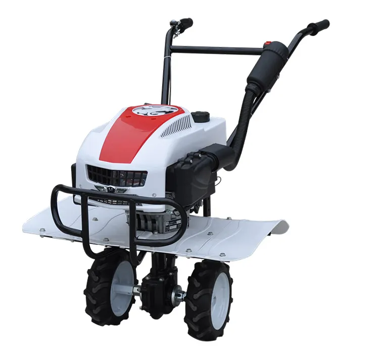 Integrated Ditching Fertilization Mulching Ridging Machine Agricultural Weeder Mini Power Tiller Machine