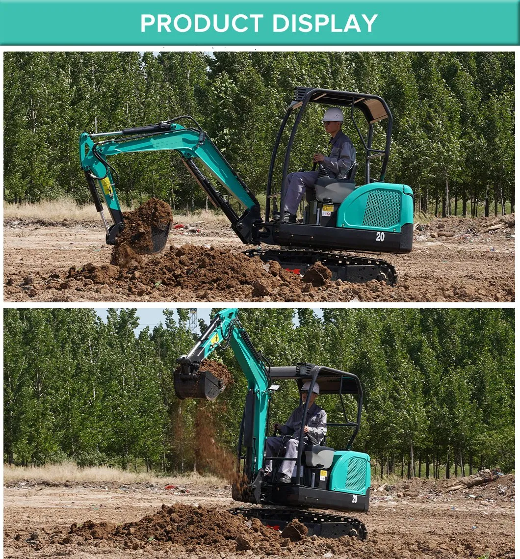 Jkw-20 ISO Approved Chinese Cheap Mini Small Crawler Excavator