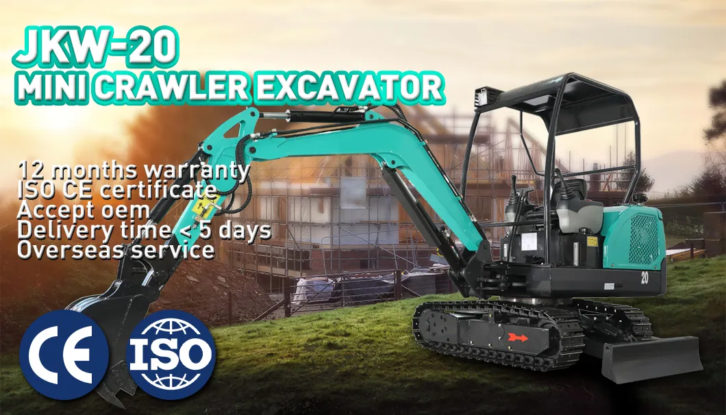 Jkw-20 ISO Approved Chinese Cheap Mini Small Crawler Excavator