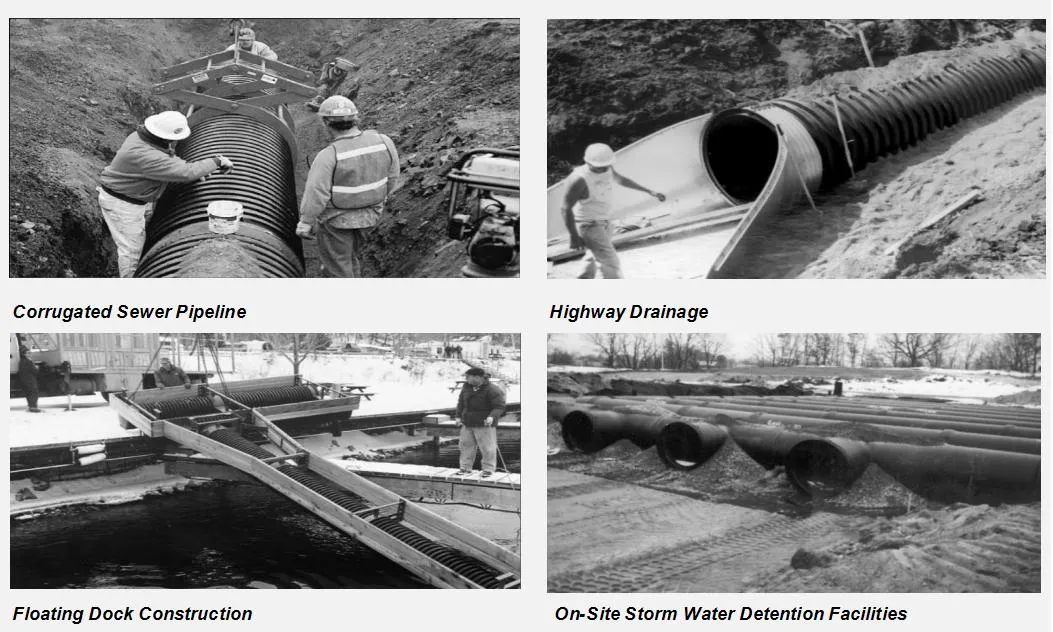 Jwell - HDPE Dwc Pipe Plastic Machinery / Double Wall Corrugated Pipe Machinery