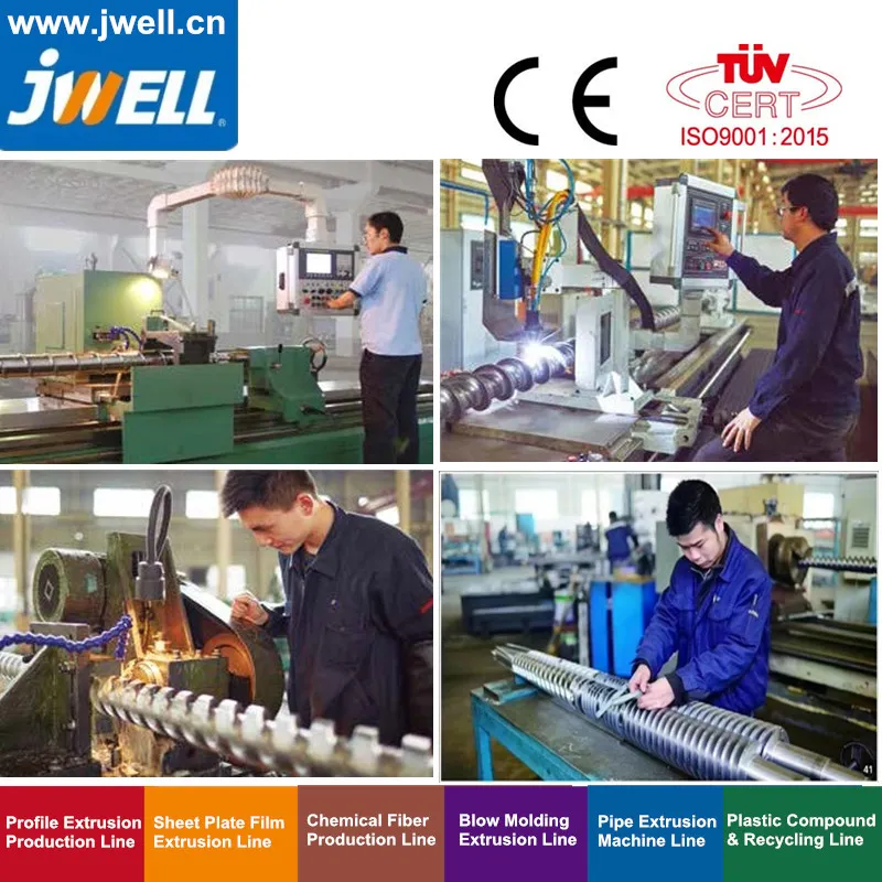 Jwell-Pet Plastic Twin Screw Dyer -Free Vented Sheet Recycling Agricultural Making Extrusion Machine Used for Thermoforming Packaging Industry Factory Price