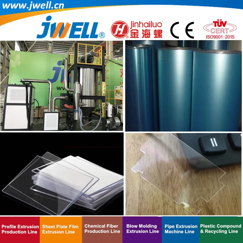 Jwell-Pet Plastic Twin Screw Dyer -Free Vented Sheet Recycling Agricultural Making Extrusion Machine Used for Thermoforming Packaging Industry Factory Price