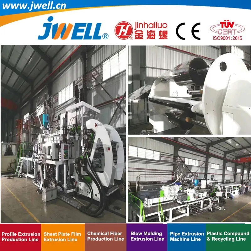 Jwell-Pet Plastic Twin Screw Dyer -Free Vented Sheet Recycling Agricultural Making Extrusion Machine Used for Thermoforming Packaging Industry Factory Price