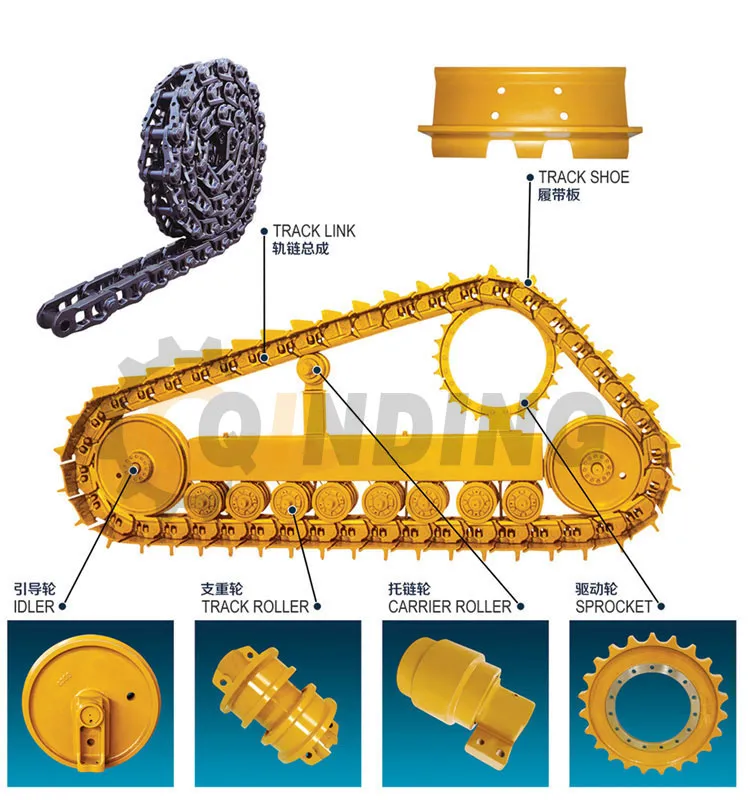 Komatsu D85 D85px-15 D85ex-15 D85A-12 D85A-18 D85ess-2 Bulldozer Track Link Assy Track Chain Assembly Undercarriage Parts