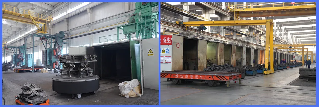 Large size steel alloy castings