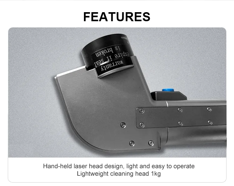 Laser Rust Removal Fiber Laser Cleaning Machine for Steel Paint Removal Oily 1000W 1500W