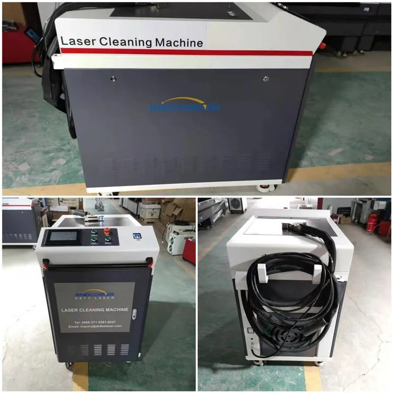Laser Rust Removal Fiber Laser Cleaning Machine for Steel Paint Removal Oily 1000W 1500W