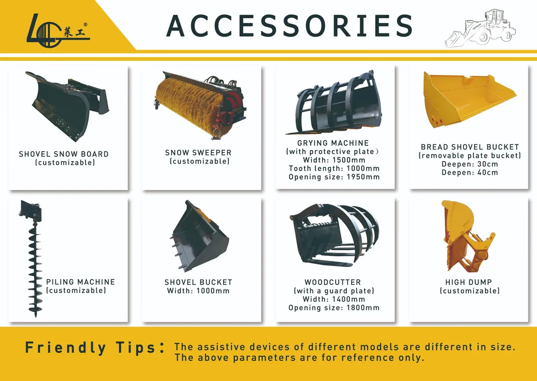 Lgcm CE Approved Mini Wheel Loader 0.8 Ton for Mine