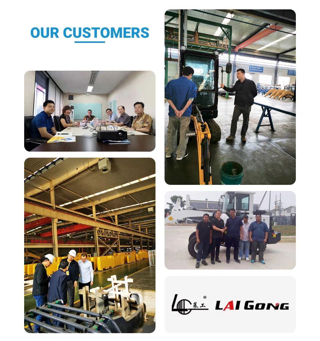 Lgcm CE Approved Mini Wheel Loader 0.8 Ton for Mine