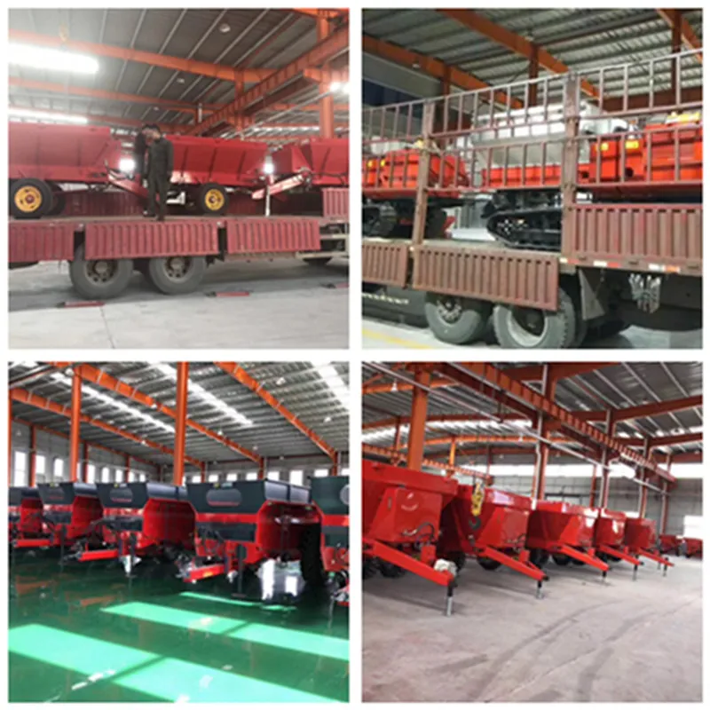 Lime Fertilizer Spreader Tractor Granual Spreader 12ton Manure Spreading Machine