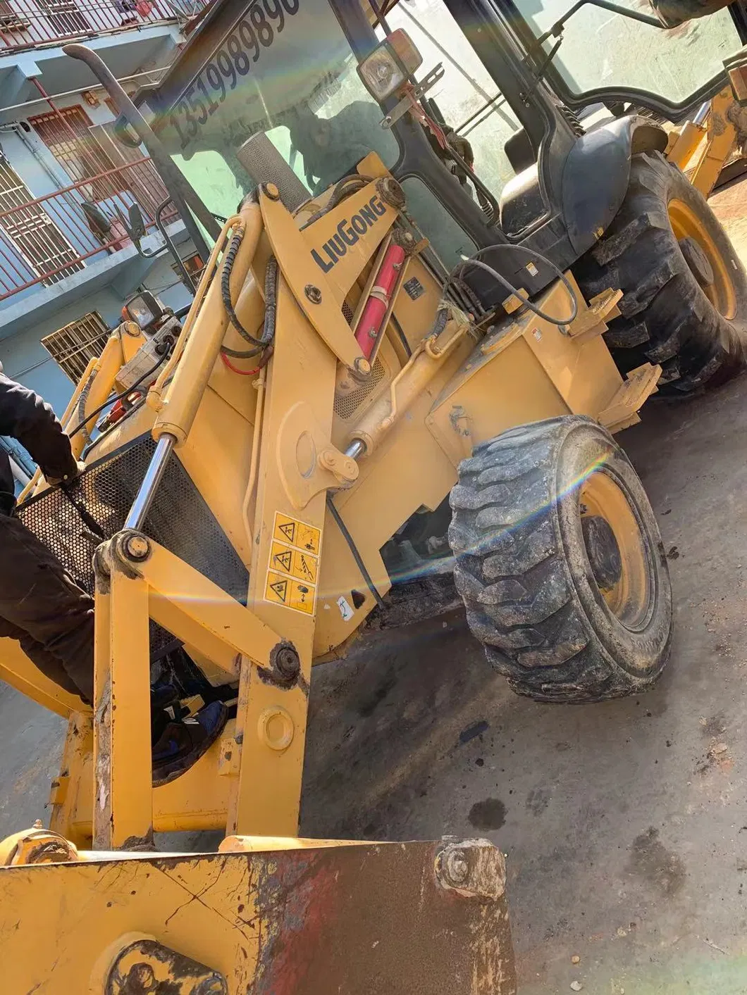 Liugong Clg766 Backhoe Loader Used Condition Chinese Brand Liugong