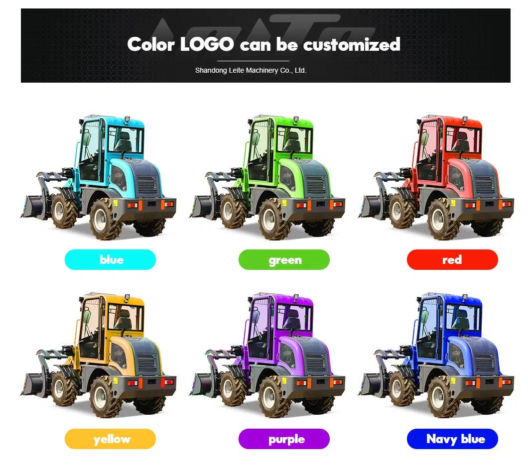 Low Price Front End Small Backhoe Loader 2 Ton 3 Ton 4 Ton 5 Ton 6 Ton