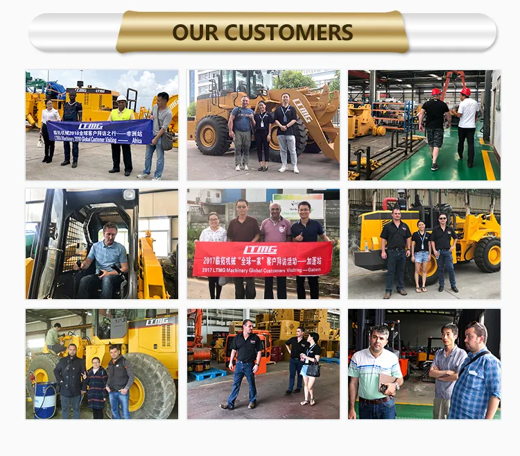 Ltmg USA Technology Transmission 8t 8 Ton 988 Wheel Loader with Cummin-S Engine