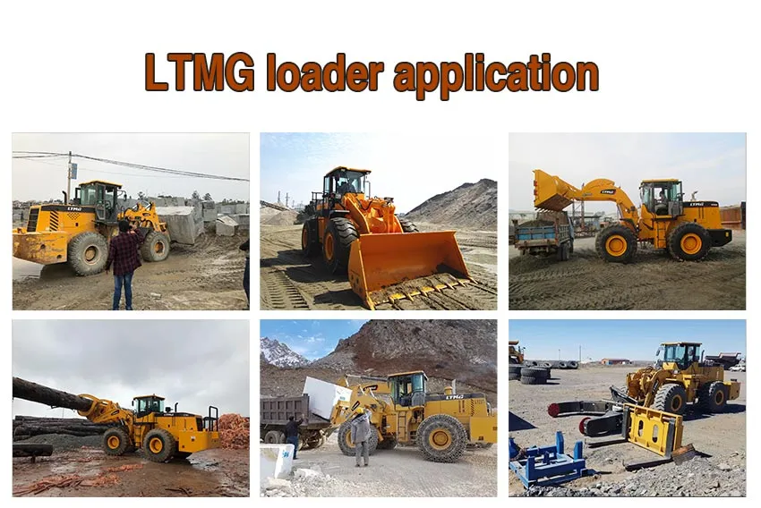 Ltmg USA Technology Transmission 8t 8 Ton 988 Wheel Loader with Cummin-S Engine