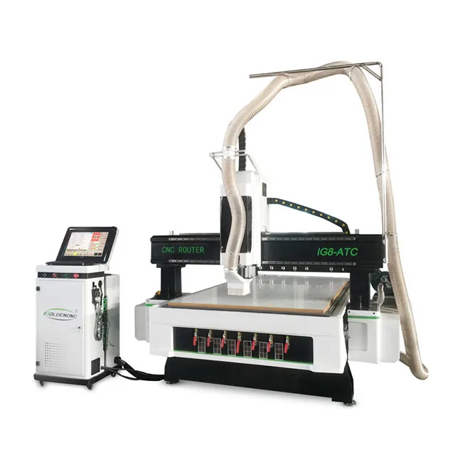 Manufacturer Supply 1530 Atc 4 Axis Wood Working CNC Router Machine Price