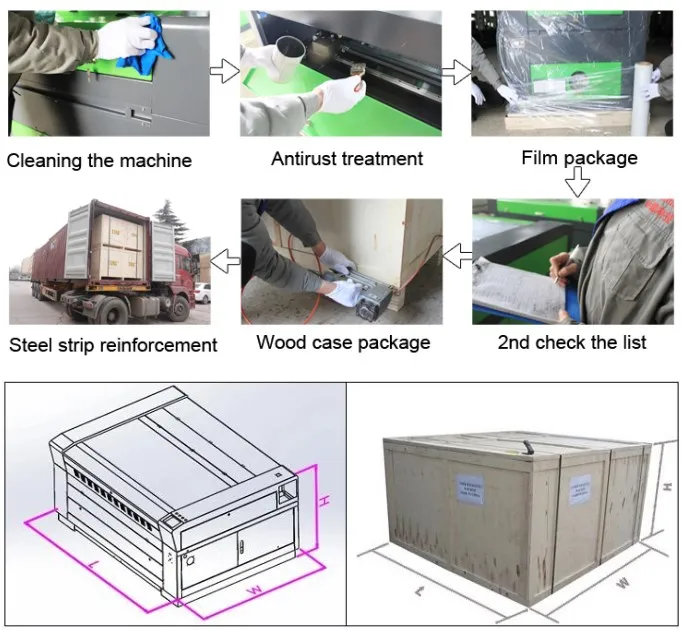 Metal and Nonmetal CO2 1390 1610 Cutting Laser Machine for Wood MDF Plastic Acrylic Plywood Plastic PVC